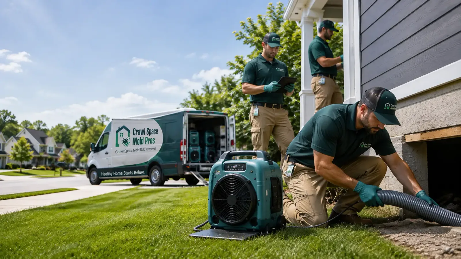 Crawl Space Mold Removal in Fairfield, NE